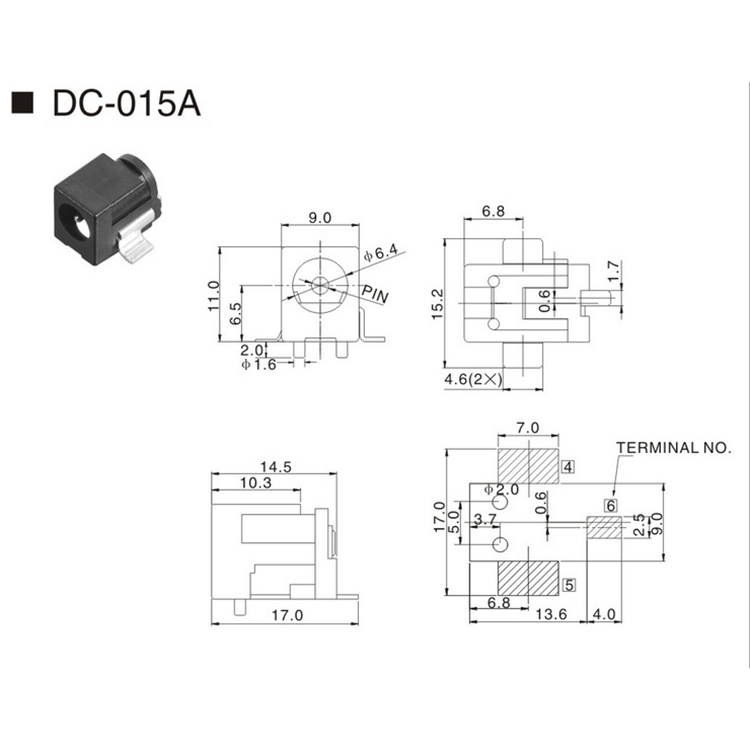 DC插座大電流